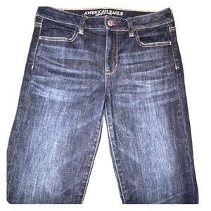 American Eagle High Waisted Dark Wash Jegging